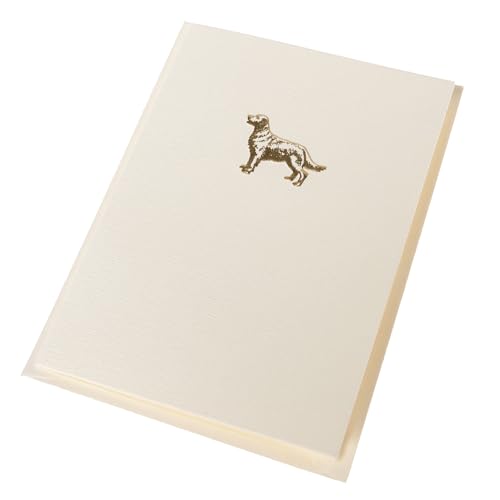 Image of Graphique La Petite Presse Golden Retriever Boxed Notes | Blank Note Cards with Envelopes | 10 Count All Occasion Greeting Card Set | 3.25 x 4.75 Inches | High Quality Thick Paper Stationery with Unique Design