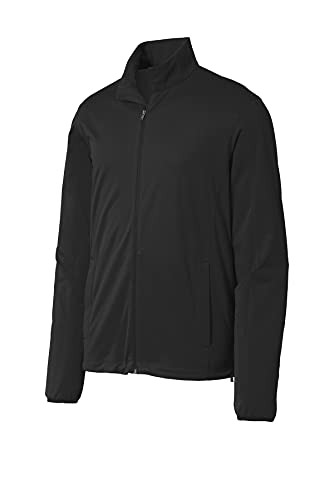 【shutty380】 Port Authority Active Soft Shell Jacket. J717, Deep Black, 4XL