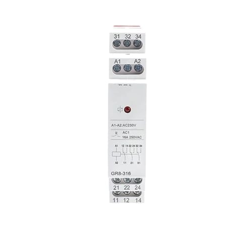 Relais de commande GR8 multi-tension pour résoudre les conflits 12V 24V 48V 220V