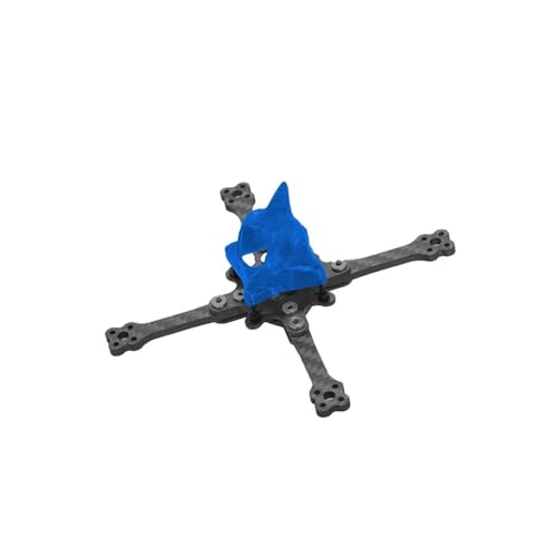 Cadre de cure-dents 3 pouces bleu pour monter un drone de prise de vue cinématographique