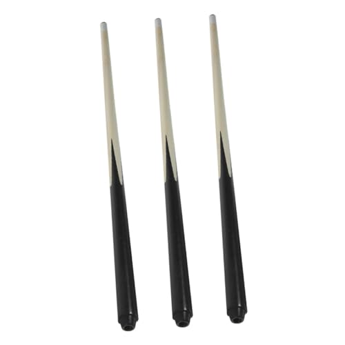 GARVALON juego de 3 tacos mini para billar portátil miniatura 1