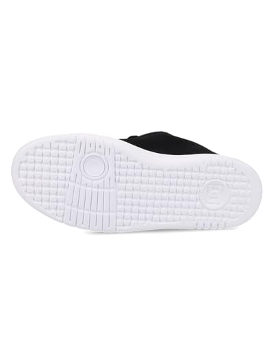 DC Women's Court Graffik Platform Sneaker, Black/Pink/White, 9