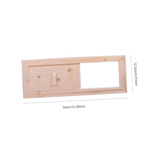 Grille d'aération en bois de sauna kit de ventilation pour hammam - 3