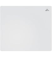 Lovicool Gaming Glass Mouse Pad Anti-Slip Durable FPS Gaming Office Tempered Glass Mouse Pad 400x450mm White
