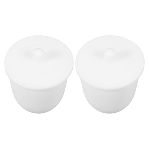 KICHOUSE Versatile 30ml PTFE Crucible Set 2pcs Spillproof Lid for Chemical Lab Use