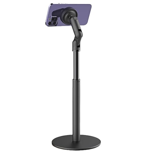 Soporte magnético para teléfono de escritorio con altura ajustable para mesa