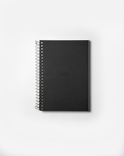 OD OCTÀGONDESIGN Octagon-ShadowSketch A5 Professional Spiral Notebook, Premium Thick Paper Ideal for Writing or Drawing