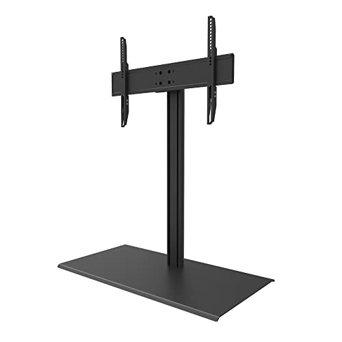 Kanto-TTS150-Tabletop-Stand-for-37-to-60-TVs-Supports-up-to-88-lb-Height-Adjustable-Swivels-up-to-30-Tilts-5-Black Kanto TTS150 Tabletop Stand for 37" to 60" TVs | Supports up to 88 lb | Height Adjustable | Swivels up to 30° | Tilts -5° | Black - Image 1