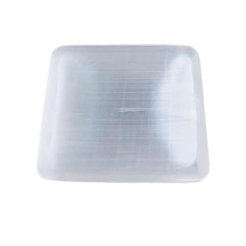 Plateau de nettoyage en sélénite naturelle pour purifier vos cristaux et ranger vos bijoux