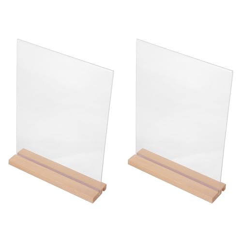 Support d'affichage acrylique transparent pour lisibilité maximale sans reflets