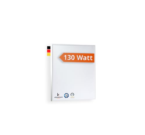 Könighaus Infrarotheizung 130 W - Wandmontage - 1-3 m²