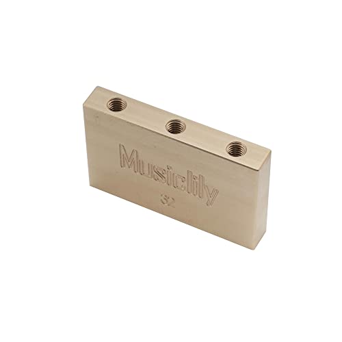 Musiclily Ultra 32mm Solid Brass Tremolo Block for Floyd Rose Locking Tremolo Bridge Electric Guitar - Image 3