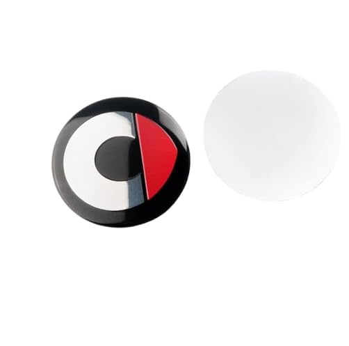 4 Pieces Car Wheel Stickers for Smart 451 Brabus Smart 453, Wheel Centre Cap Stickers Car Hub Centre Cover Decorative Sticker Wheel Hubcaps,56mm