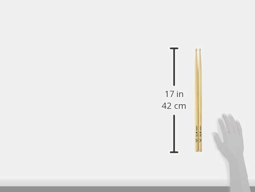 Vater - Sugar Maple Session (Wood Tip) Drumsticks - VSMSEW, Natural, inch - Image 2