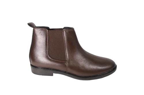 Image of Men's Chelsea Boots | Ankle Boot | Men's High Ankle Slip On Outdoor Fashion Winter Stylish Formal and Semi Casual Chelsea Boot | Slip-On Synthetic Leather