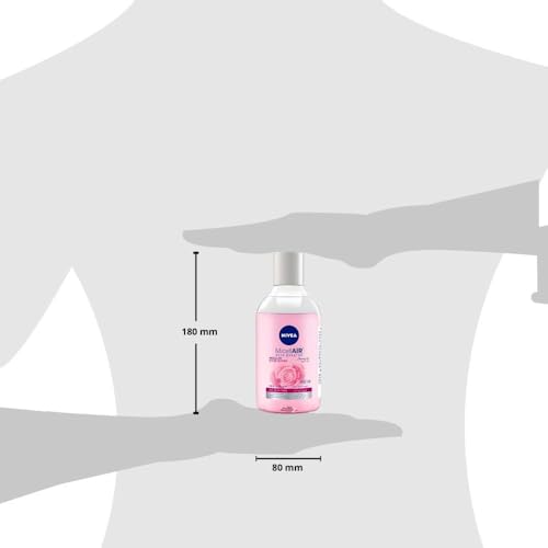 NIVEA Micellar Cleansing Water, Skin Breathe Rose Micellair, 400ml