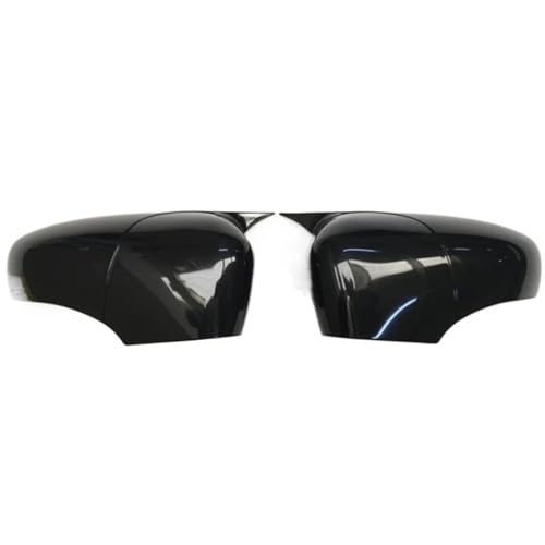Ԃ̃obN~[nEWO For Renault For Clio 4 For MK4 2 Pieces ABS Mirror Covers Caps Rearview Mirror Case Cover For Gloss Black Car Acce