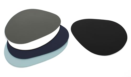 Kit com 5 Porta-Copos Decorativos de Couro Sintético – Elegância e Durabilidade