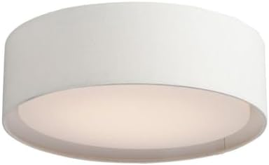 Maxim Lighting 10232OM Prime-120/277V 28W 1 LED Flush Mount-20 Inches Wide by 5.5 inches high, Finish Color: Oatmeal Linen