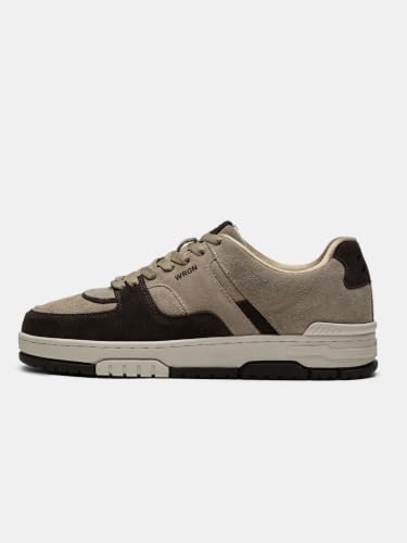 Image of WROGN Men's Genuine Suede Leather Sneakers | Solid Pattern
