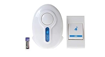 TS MART Wireless Doorbell Door Bell Chime it with LED Indicator Door Calling Bell Door Bell for Home/Office/Warehouse/Factories Long Range Bell Color (Multicolor)