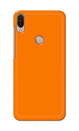 Image of Plain Orange Hard Back Case Cover for Asus Zenfone Max Pro (M1) ZB601KL / ZB602KL (5.99 inch) Back Cover -(J5) VNS2229