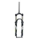 NOM: 24 pouces de fourche de vélo de montagne, en alliage d'aluminium fourche mécanique, le diamètre de l'installation 1,12 pouces / 28,6 mm, poids: 2380g.