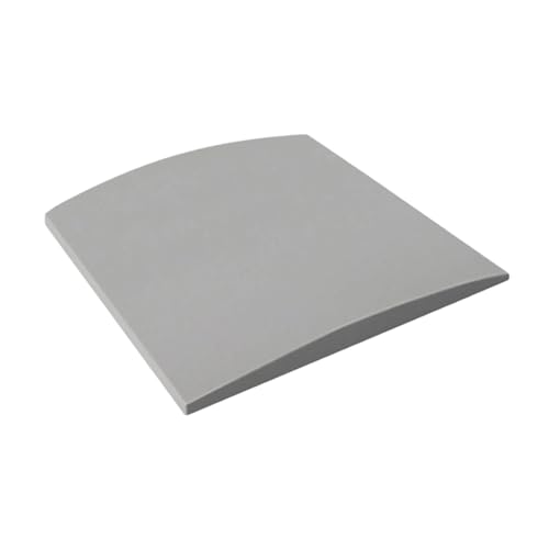 F Fityle Cojín de Soporte para Sofá Que Mejora La Comodidad del Asiento, Inserto de Esponja de PU de Alta Densidad, Tabla de Soporte, Alfombrilla Restauradora, Gris, Individual