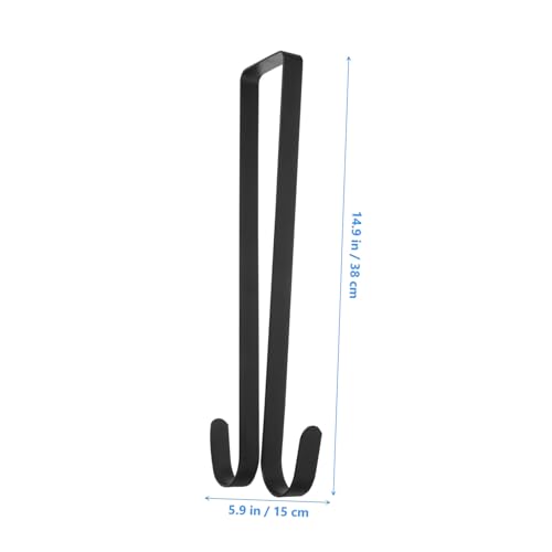 Colgador de navideña reversible gancho metálico puerta exterior 3