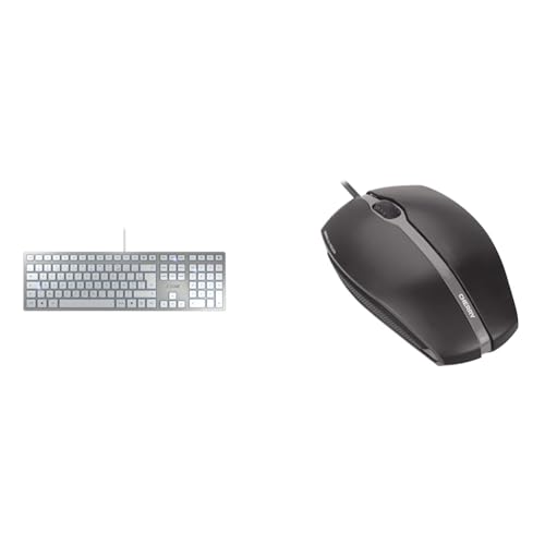 Clavier CHERRY KC 6000 Slim et souris GENTIX pour éviter la fatigue