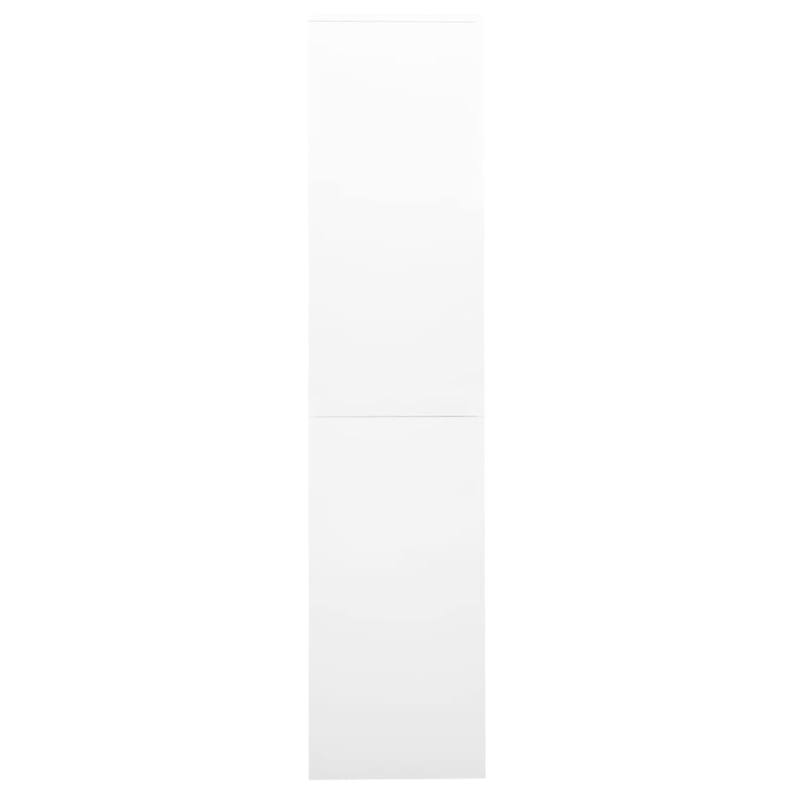 Armario de Oficina Puerta corredera Acero Blanco 90x40x180 cm Armario Herramientas Armario de taquilla Armario bajo Exterior Mueble pequeño