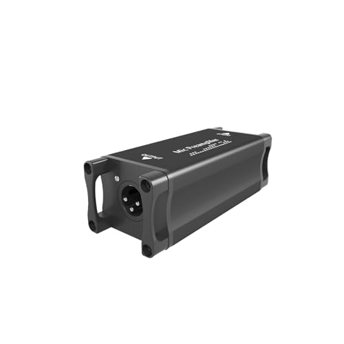 RGYBAO Preamplificador de micrófono de 25 dB para micrófonos dinámicos y de cinta para estudio o sonido en vivo