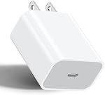 USB C Charger Block, 20W Fast Charging Wall Charger Block USB-C Power Adapter for iPhone 17/16/15/14/13/12 Pro Max,for iPad Air/Galaxy/Pixel (White)