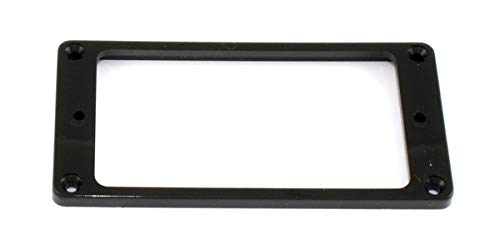 ALLPARTS (I[p[c) GXJbVZbg PC-0743-023 Humbucking Pickup Rings Slanted Black Plastic