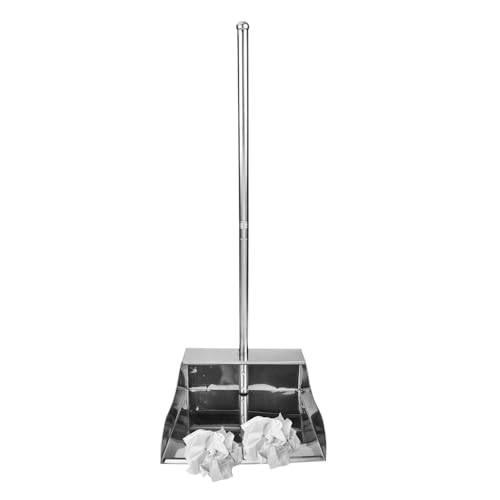 HIAKDOFT 加厚ステンレス製ホームダストパン 家用掃除用ゴミシャベル 使いやすい設計で耐久性 床に密着し掃除効率向上 にも