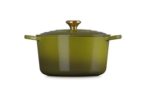 Image of Le Creuset Enameled Cast Iron Signature Deep Round Oven, 6.5 qt., Olive
