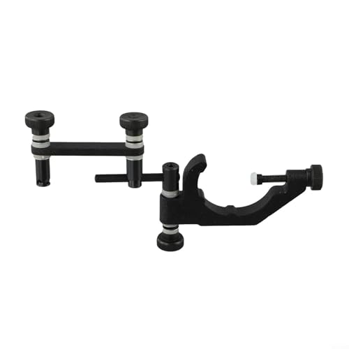 Support d'indicateur de test avec diamètre de serrage de 4,5 cm, support en alliage d'aluminium pour fraiseuses Bridgeport, compatible avec tige de 1,6 cm ou rainure à queue d'aronde I