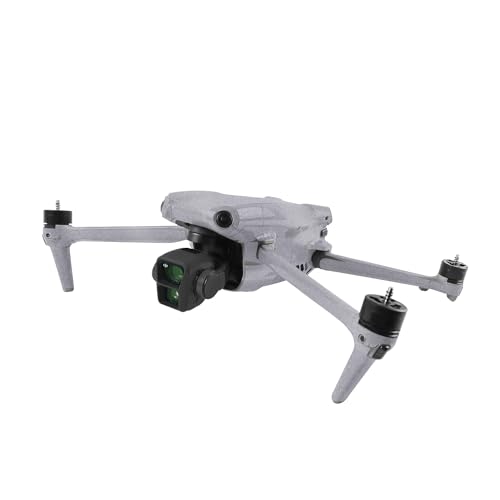 Image of MightySkins Glossy Glitter Skin Compatible with DJI Air 3 - Solid Gray | Protective, Durable High-Gloss Glitter Finish | Easy to Apply, Remove, and Change Style