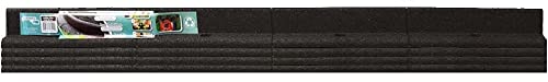Technoflex Bordure de Jardin en Caoutchouc recyclé Noir Lot de 4 Cover