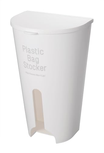 ライクイット (like-it) キッチン ランドリー マグネット収納 強力マグネット ポリ袋ストッカー (吸盤付き) ニューホワイト 冷蔵庫 洗濯機 Mag-On+ 8072