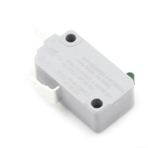 Interruptor de carrera de viaje para hornos microondas, normalmente abierto, 27,8 x 10,3 x 15,9 mm, interruptor de control gris, compatible con electrodomésticos de cocina