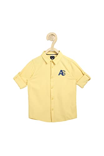 Image of Allen Solly Boy's Solid Regular Fit Shirt
