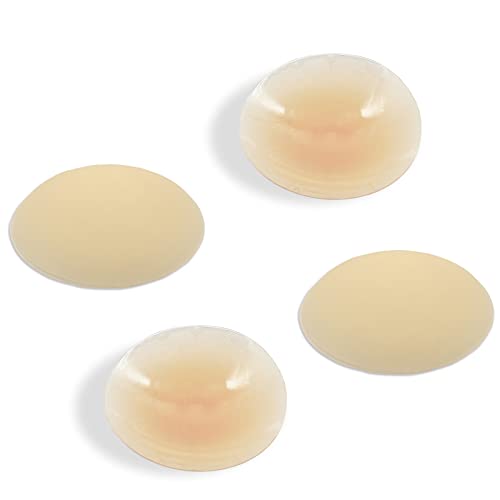 GOOKALA Sticky Nipple Cover - Pack de 4 pastas de levantamiento de pecho, reutilizables, hipoalergénicas, autoadhesivas, sin tirantes, tops, lencería con caja de viaje, Piel ligera., Talla única