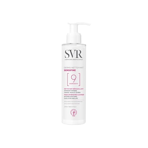 SVR Sensifine Dermo Net 200 ml fluide nettoyant haute tolérance pour le visage des adultes