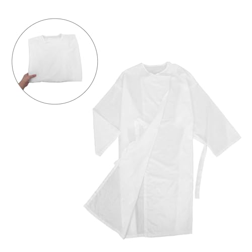 Capa Profesional de Barbear Kimono Gris para Clientes miniatura 4