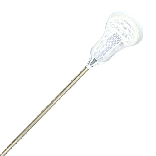 Every Sport For Less.com Warrior Burn Warp Custom Combo Complete Men's Lacrosse Stick - Raw Silver Version #TOP22