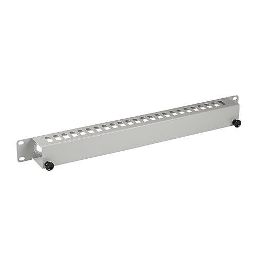 Panneau de gestion de câbles 1U EFB RAL7035 pour stopper le désordre des fils dans votre rack