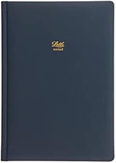 Letts of London Signature A5 Leather Address Book - Blue