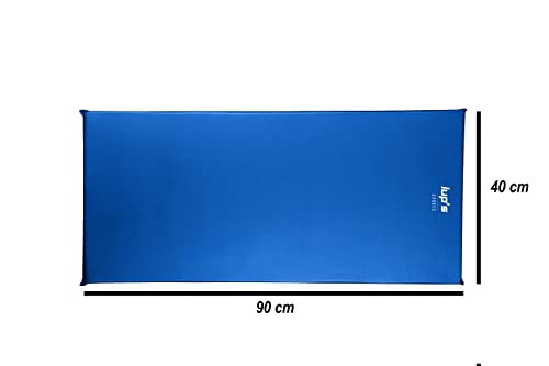 Colchonete IMPERMEÁVEL - Espuma D28-90x40x3 - Academia/Yôga/Pilates (Azul)