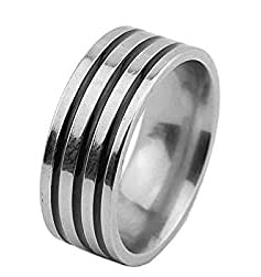 Image of Moneekar Jewels 18k Stainless Steel Ring for Men and Women